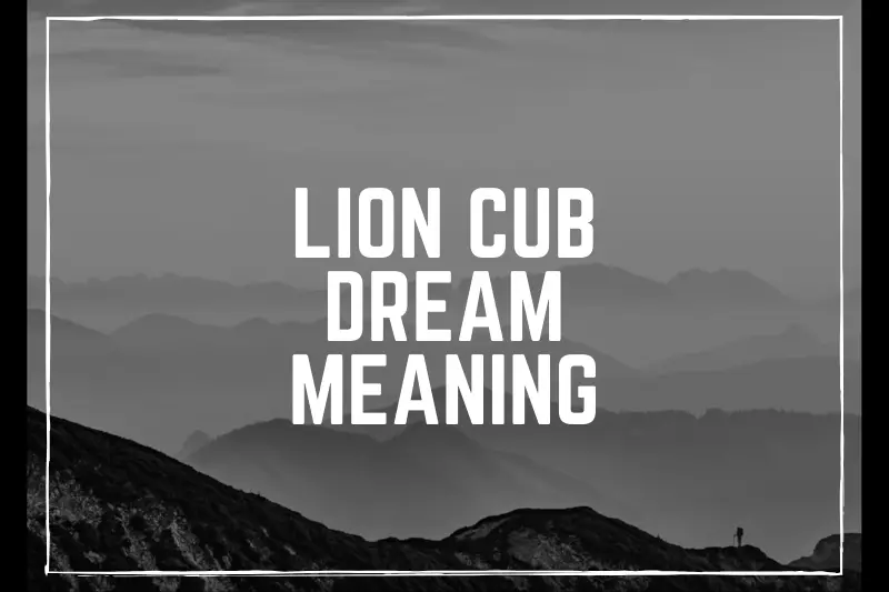 “Lion Cub Dream Meaning: Unraveling the Symbolic Secrets of Your Subconscious”