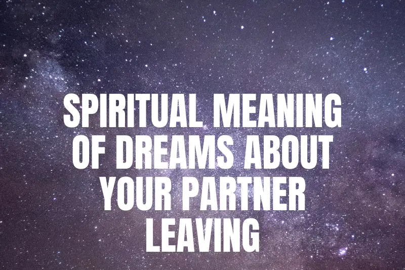 “Unveiling the Spiritual Meaning of Dreams: Your Partner Leaving and its Profound Significance”