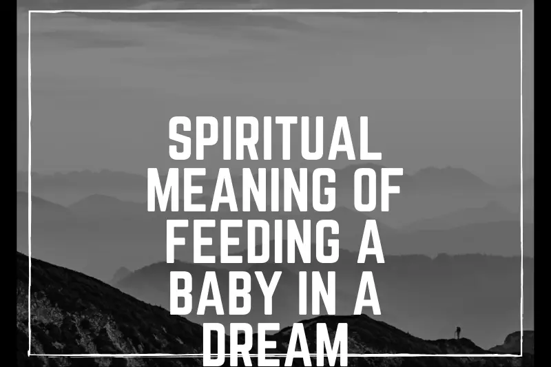 “The Spiritual Meaning of Feeding a Baby in a Dream: Unveiling the Profound Messages Behind this Extraordinary Experience”