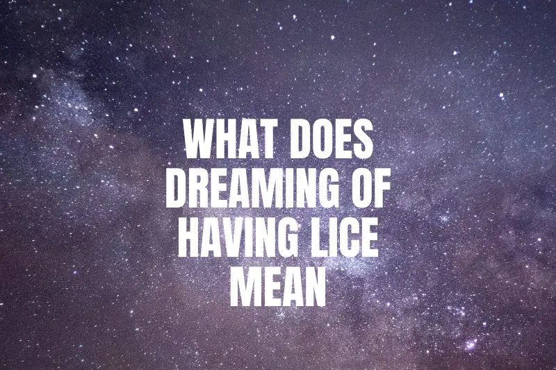 “What Does Dreaming of Having Lice Mean? Unlocking the Hidden Messages Behind Your Itchy Nighttime Visitors”