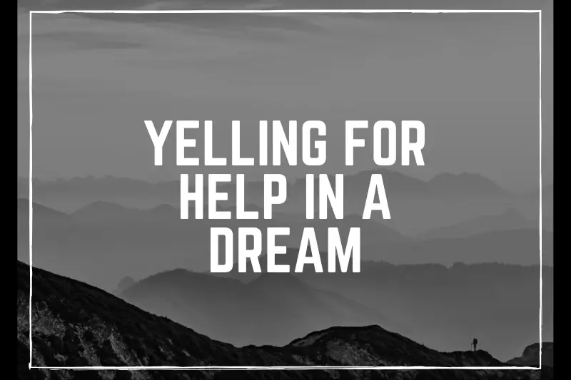 “Yelling for Help in a Dream: Unlocking the Secrets of Your Subconscious Mind”